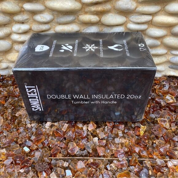 Sandjest Mom Nutrition Facts 20 oz Stainless Steel Tumbler. NWT. Giftable - Picture 14 of 16